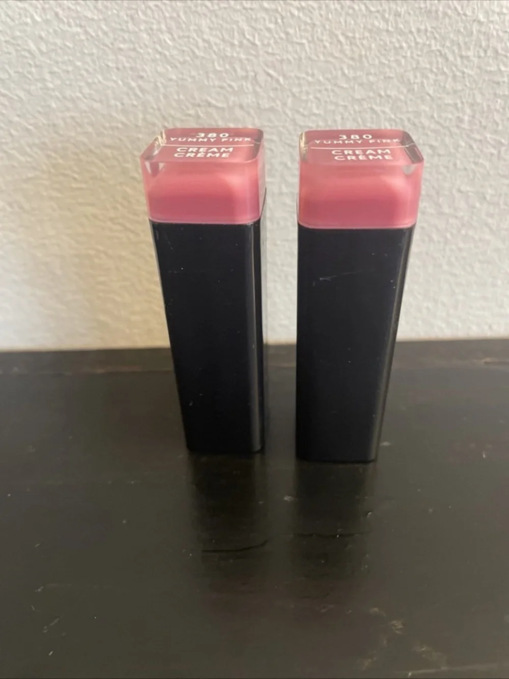 COVERGIRL Exhibitionist Creme Lipstick 380 Yummy Pink x2